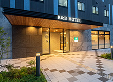 The R&B Hotel Nagoya Shinaksen-guchi will be right there.